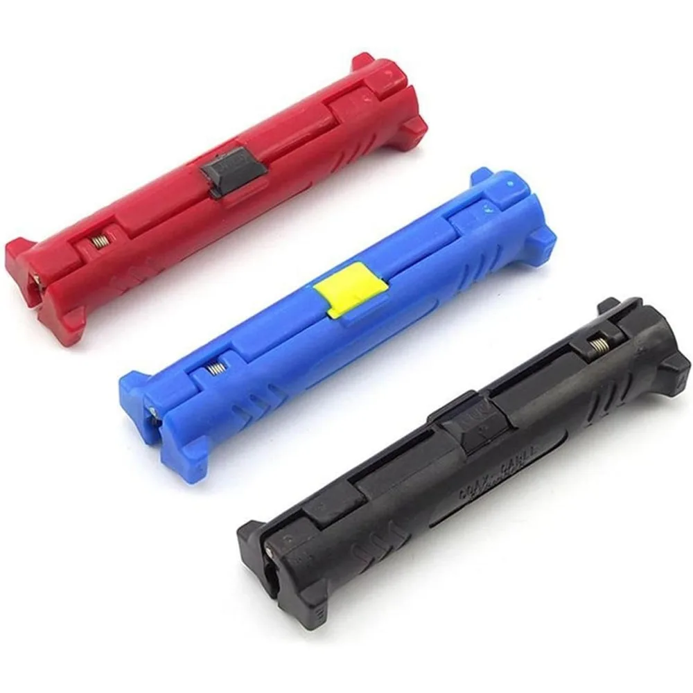 Coaxial Cable Stripper Simple Cable Puller Electric Wire Stripper Pen Cutter Stripping Machine Pliers Tool