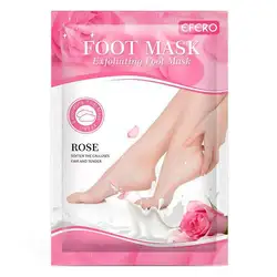 Rose Natural Foot Mask Exfoliating Peeling Moisturized Foot Masks