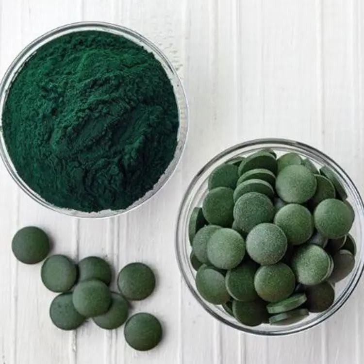 Bulk pure protein extract powder organic Spirulina Spirulina color