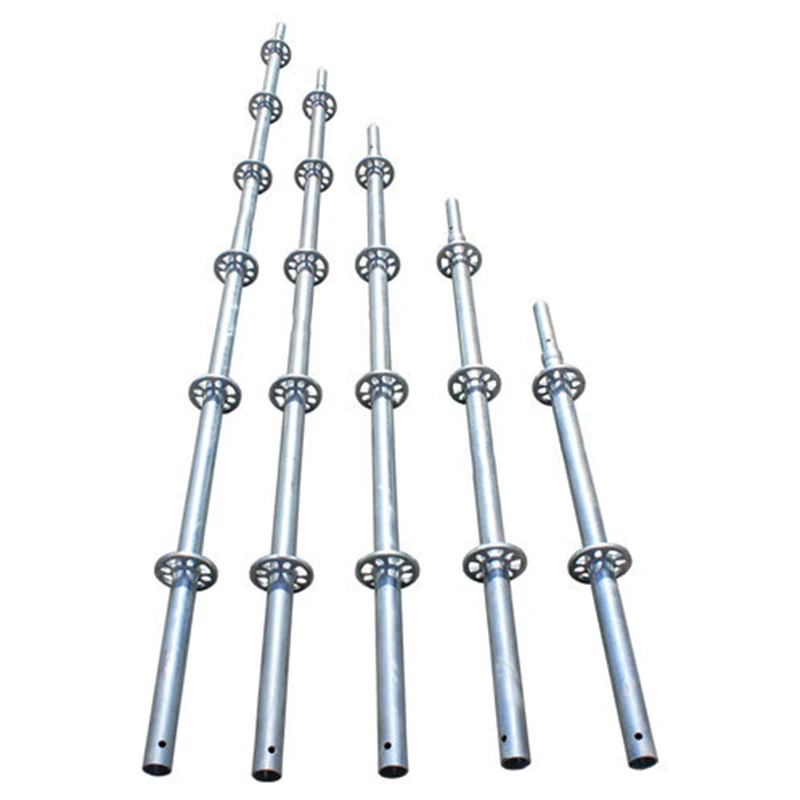Q345 Construction Facade Andamios de Contrucion Galvanized ringlock scaffolding system