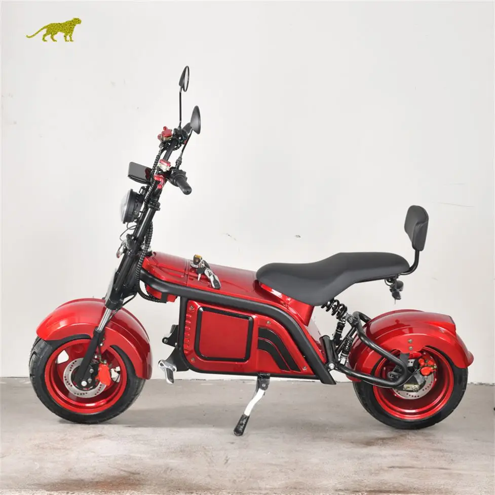 Профессиональный Электрический Scoot взрослых Citycoco 2000 Вт 2-колесный скутер с толстыми покрышками электровелосипед