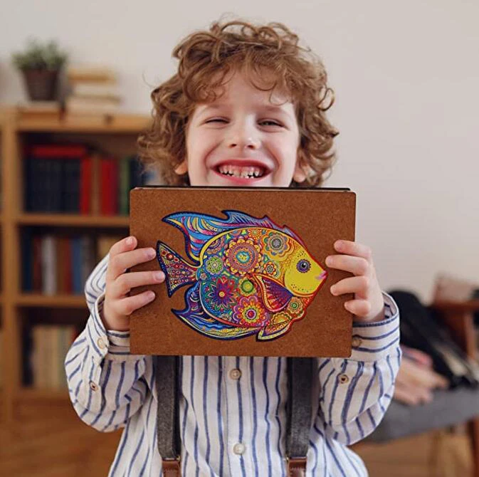 
Building Block Assembly Diagram Colorful Animal Wooden Puzzle Creative Handmade Gift 