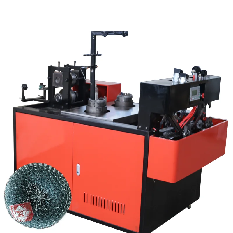 QIDIAN customized kitchen dishes washing cleaning ball foam scrubber scouring pads metallic sponge wool scrubber making machine