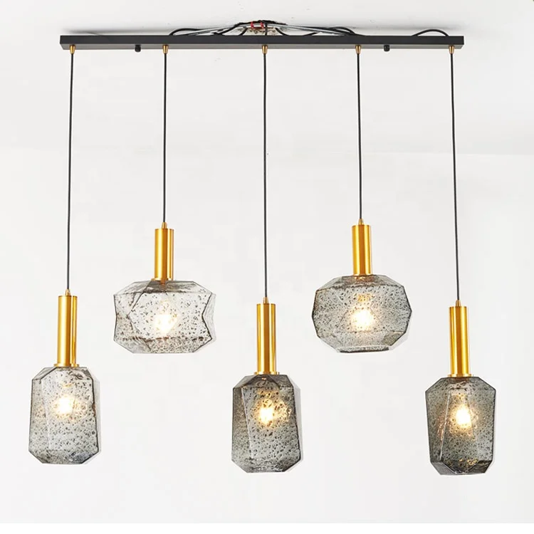 
retro vintage style bar dinning room cafe loft staircase kitchen glass hemisphere shade pendant light 