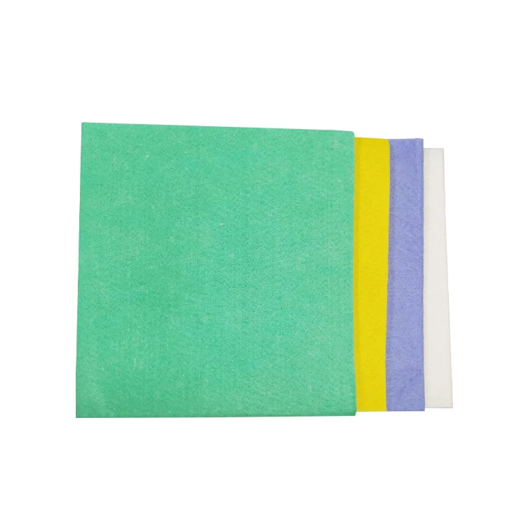 BSCI Anti Bacteria Needle Punched Polyester Rayon Viscose Nonwoven Water Absorbing Fabric for Cleaning Cloth