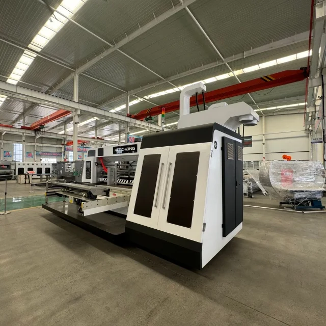 Automatic Corrugated Box Making Machines Cardboard 4 color Flexo Printer Slotting Die Cutting Machine carton making machine