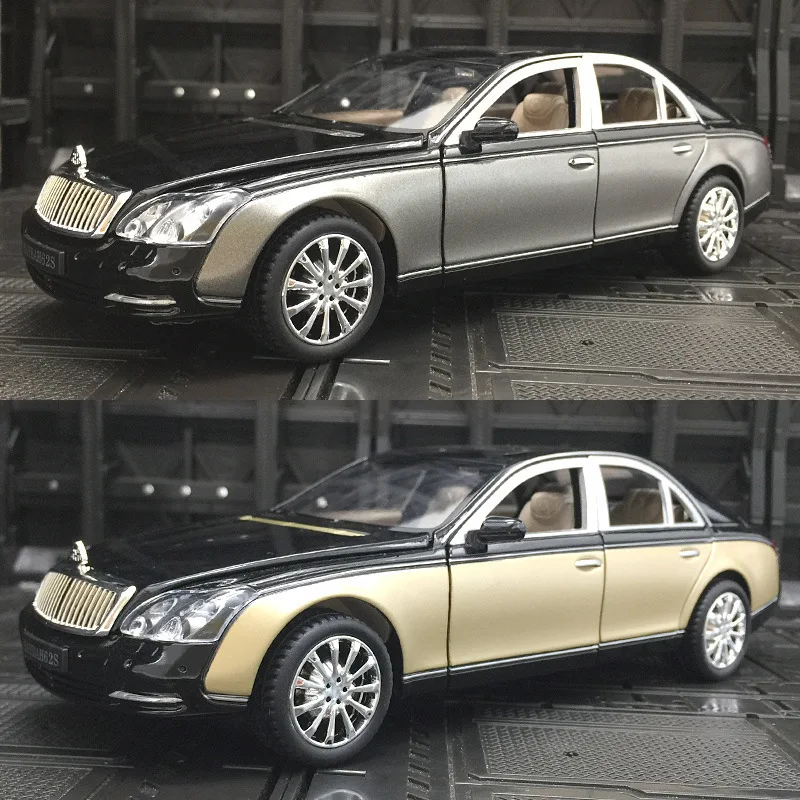 Модель автомобиля 1:32 Maybach 62S из сплава Спортивная игрушка со звуковыми и световыми дверями металлическая модель игрушки