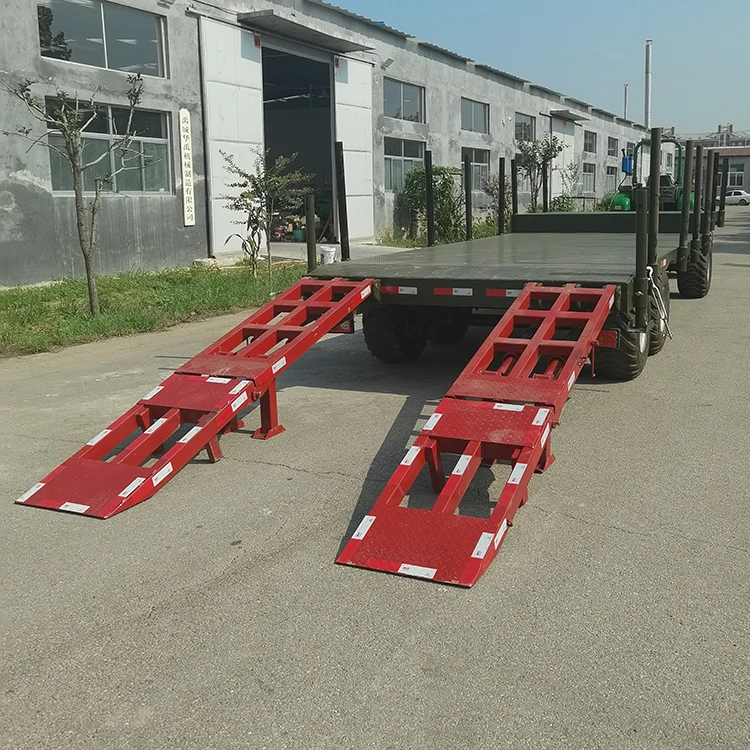 Transport heavy machinery equipment tools 13 tons trailers loader plane tractors farm flat