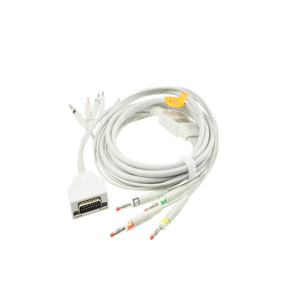 
Fukuda ME KP-500 10 lead EKG/ecg cable with leadwires,15pins 
