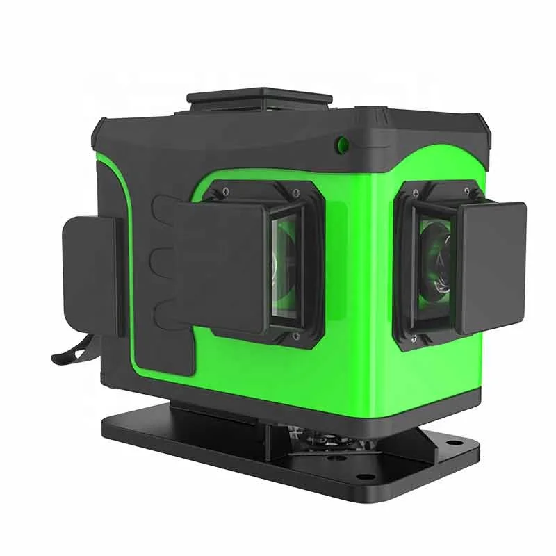 3*360 3D Auto Laser Level Pro 12 lines Green Rotary Outdoor Indoor Laser Land Cross Line Leveling System
