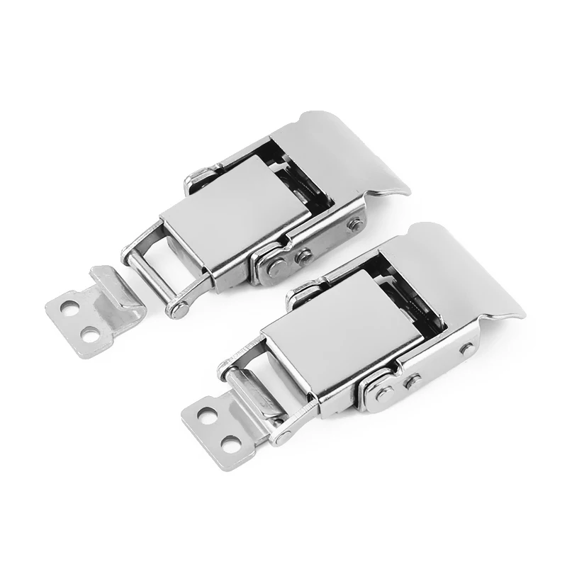 OEM ODM Factory Steel Tool box Equipment case Spring loaded Metal Down-Warping Toggle latch Toggle Clamp Lock Clip Hasp Hardware