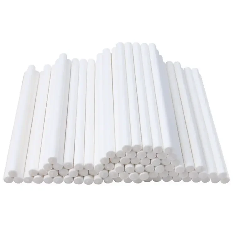 Wholesale Customized  Home Baking DIY Food Grade Cake Candy Chocolate Sugar Stick Lollipop White Paper Stick