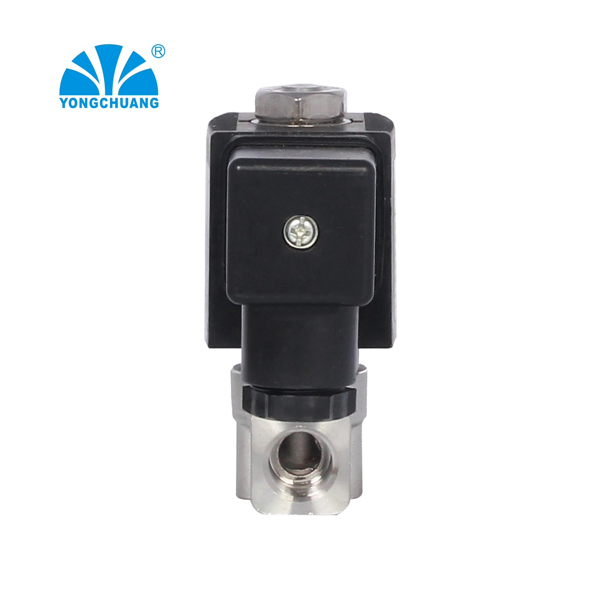 YONGCHUANG YCSM31 2/2 way Direct acting brass 24vdc cheap 2-way solenoid air valve 110v brass 24vdc