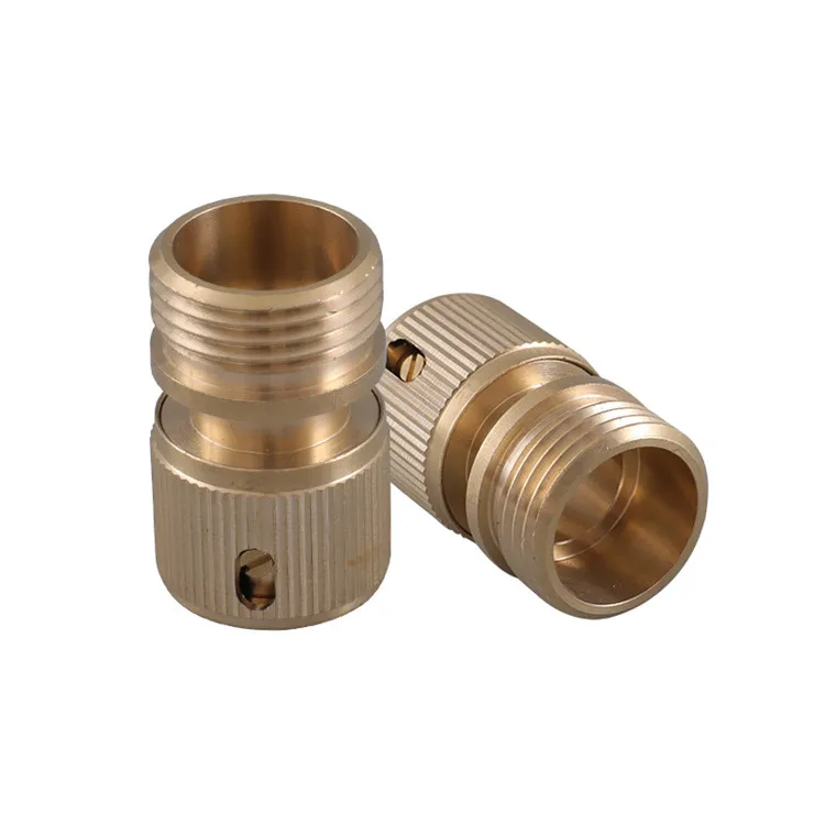 
ANSI Copper Garden Hose Quick Coupling Male Connector External Tooth Water Connector 