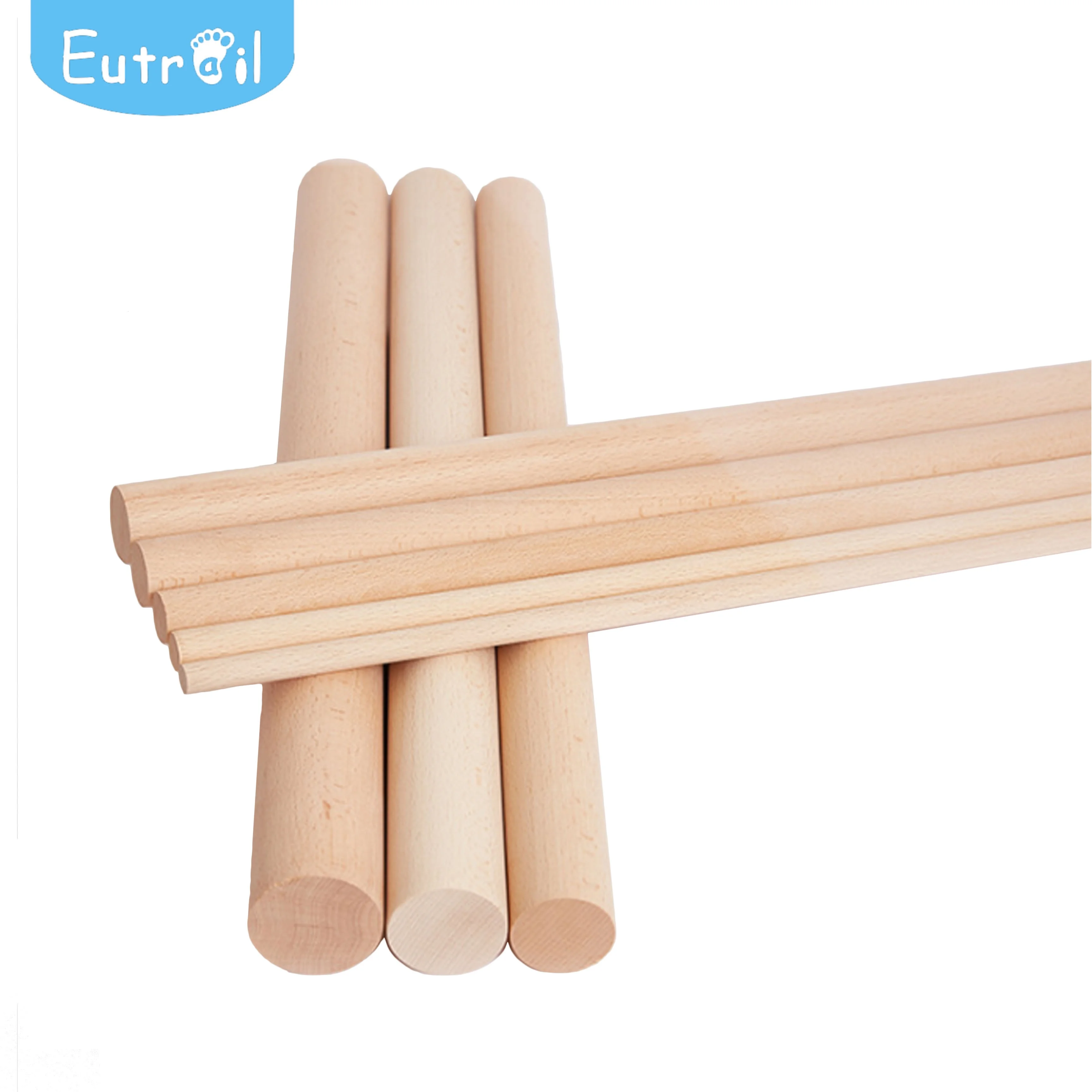 Natural Wood Bamboo Stick Pole with client size