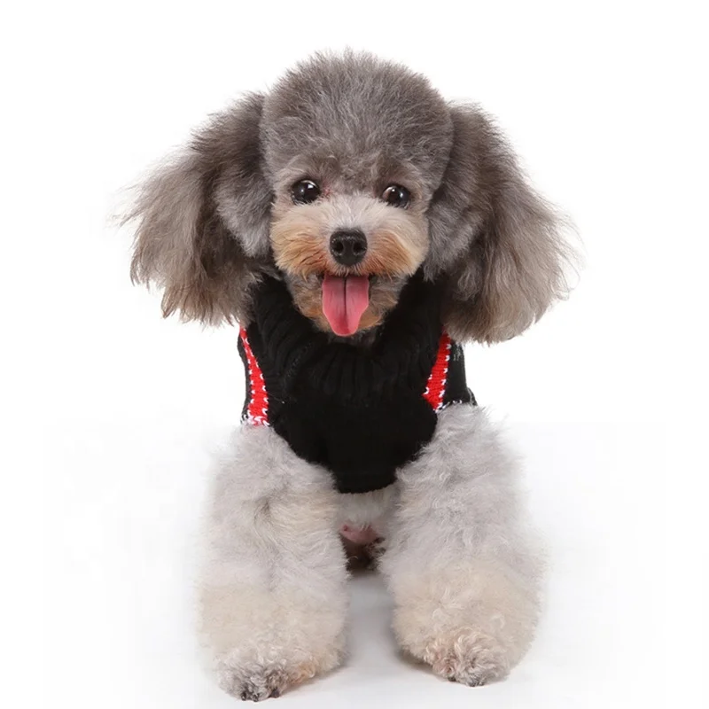 Classic Reindeer Print Cotton Dog Christmas Sweater Small to XXL Pet Clothes in Shirt Style for Winter & Summer Use