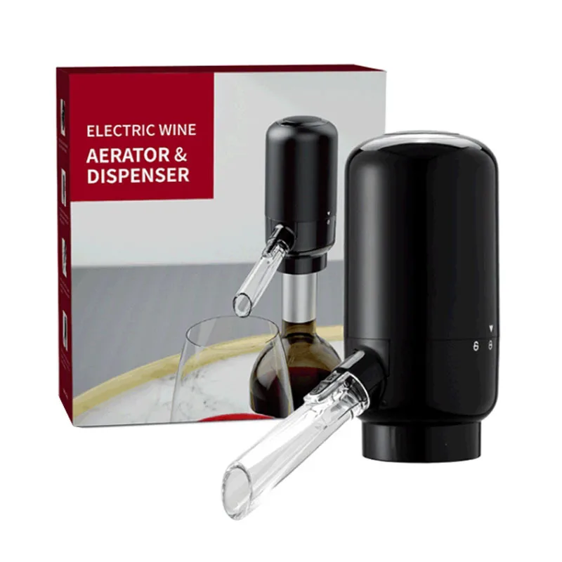 Smart Electric Accelerated Oxidation Wine Decanter Spout Washable Automatic Electric Wine Dispenser Pump