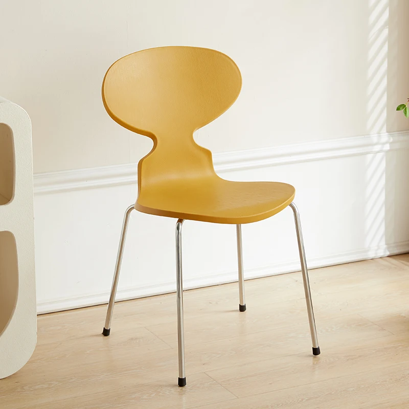 Nordic ins designer ant dining chair home modern minimalist coffee shop leisure stool negotiation plastic back chair