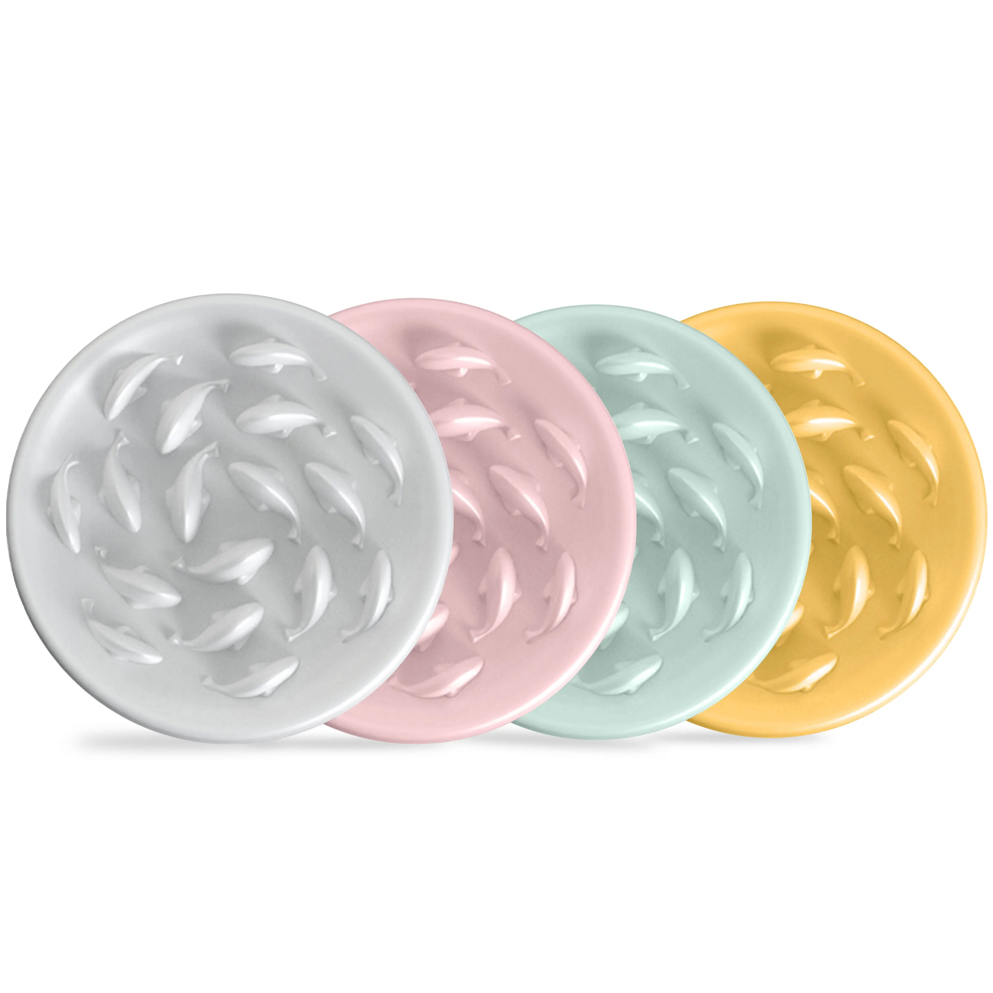 Wholesale Pet Feeding Bowl Custom Logo Welcomed Food Slow Feeding Bowl Cat Ceramic Dog Bowl