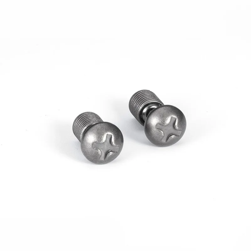 Retro exaggerated cross screw earstuds titanium steel hexagonal personality earrings for men and women