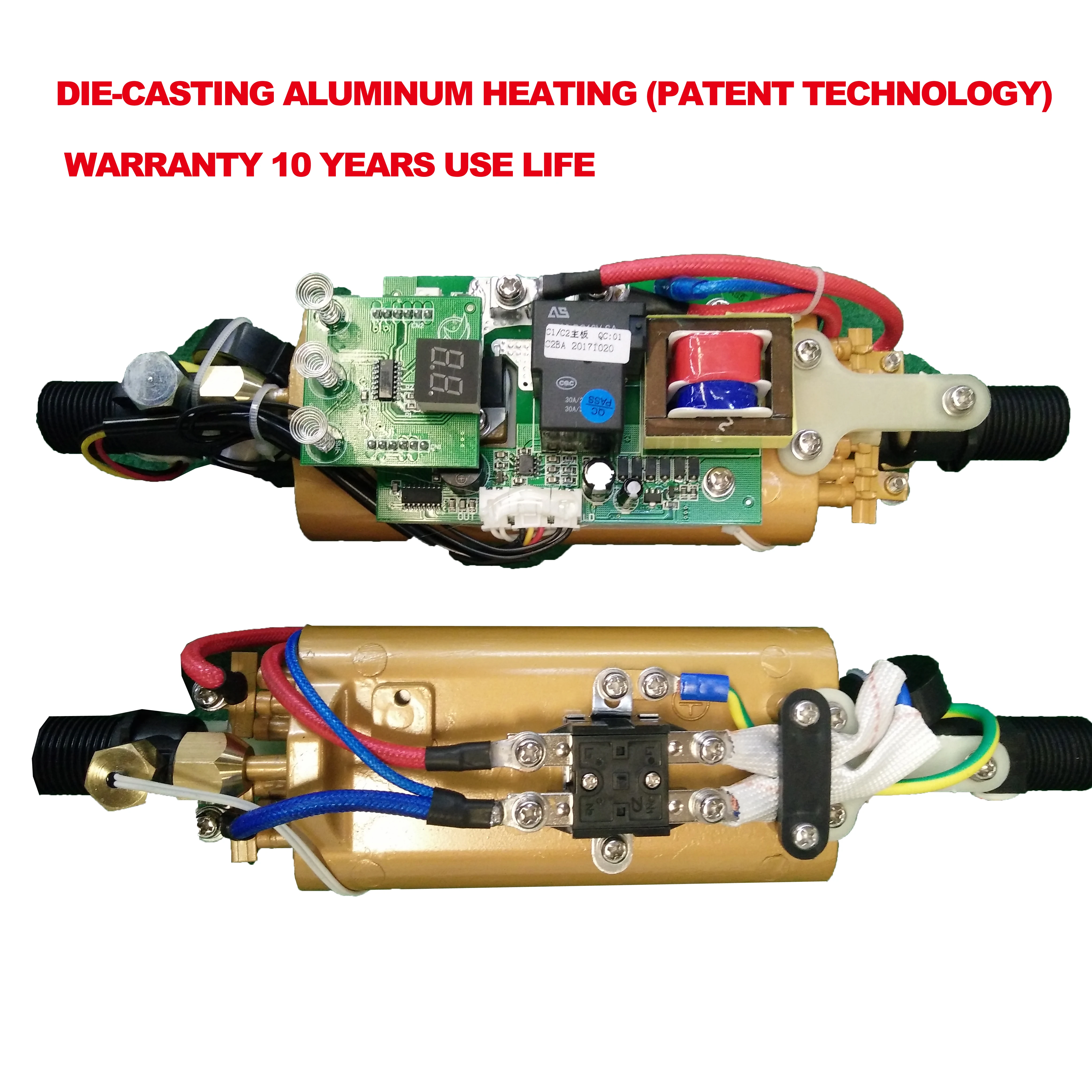 2021 New Tankless Instant Electric Mini Water Heater Geyser with Shower Head Plastic Ce OEM Wall Mounted C1 Free Spare Parts 220