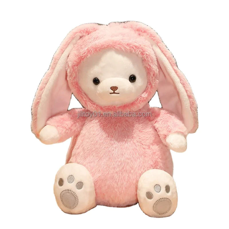 Custom Stuffed Design Kawaii Plush Dolls Korean Toys Bunny Plush Toys Rabbit Soft Custom Plush Bear Stuffed Toy