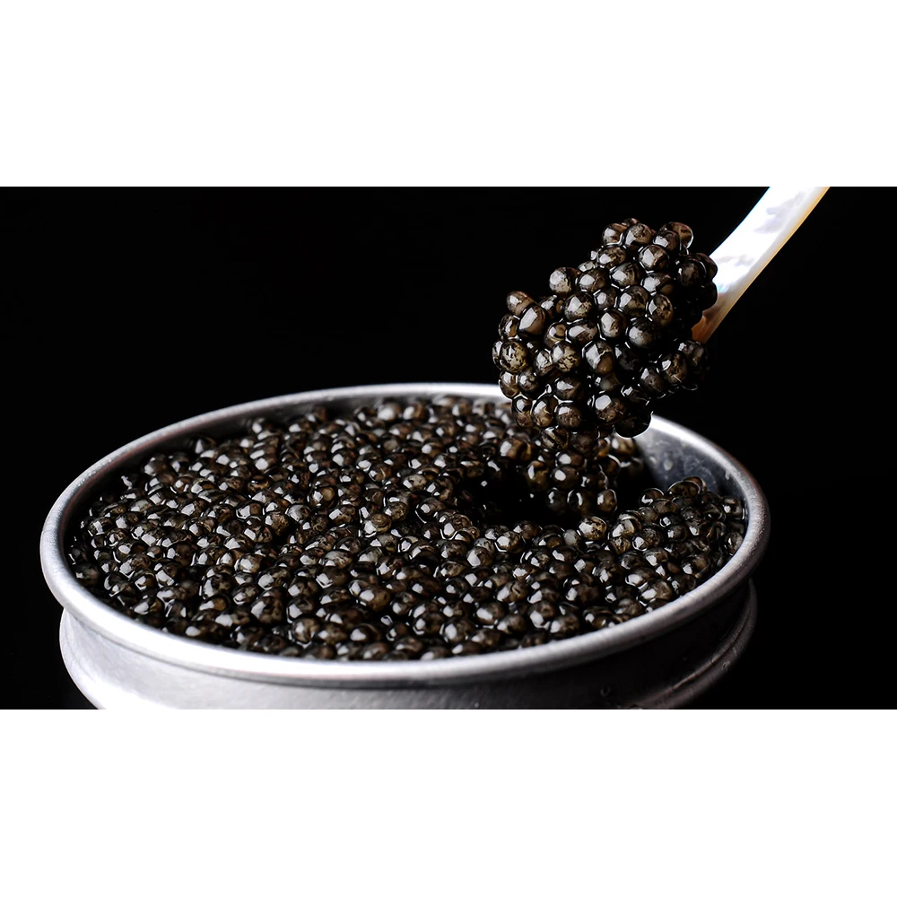 Свежие консервированные свежие морепродукты с богатым вкусом шелковой текстуры, японская икра