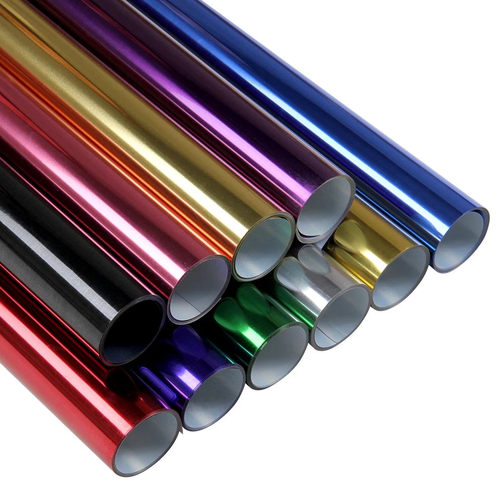 Korea Quality High Elastic Stretch Textil Vinyl Gold HTV Metallic Flex Foil TPU Soft Metallic Heat Transfer Vinyl For Tshirts