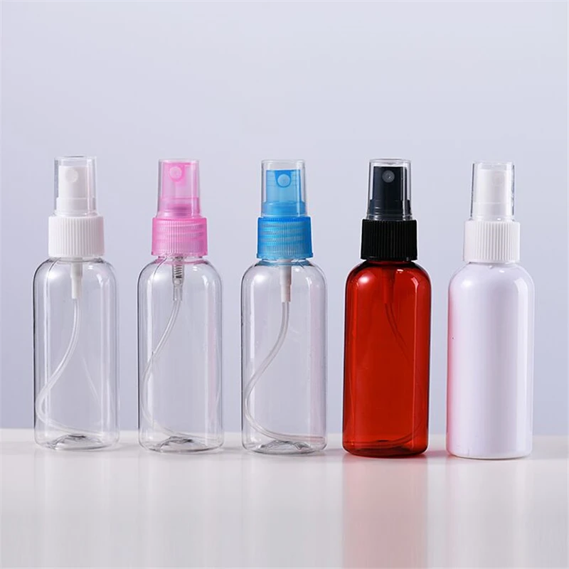 Empty transparent 1 oz 10ml 20ml 30ml 50ml 80ml 100ml 120ml  plastic spray bottles