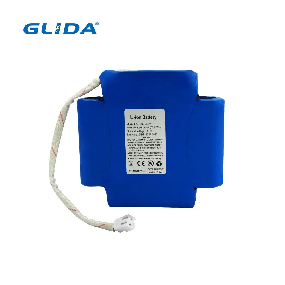 18650 3.7v Li-ion Battery  Batteries Cells  Pack 4S2P 4.4Ah 14.8V Rechargeable Lithium Ion Pcm And Cable