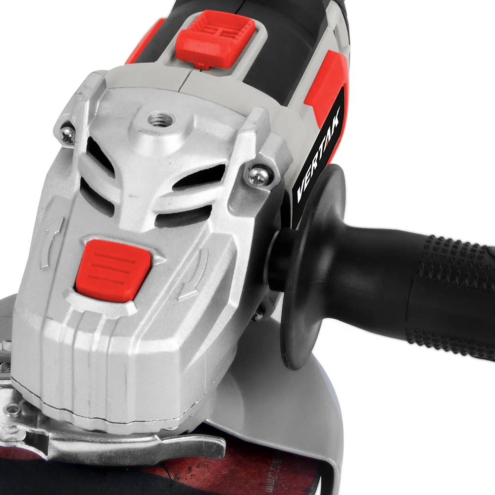 VERTAK Adjustable Speed 20V Battery Portable 115mm Steel Blade Power Cutting Angle Grinder