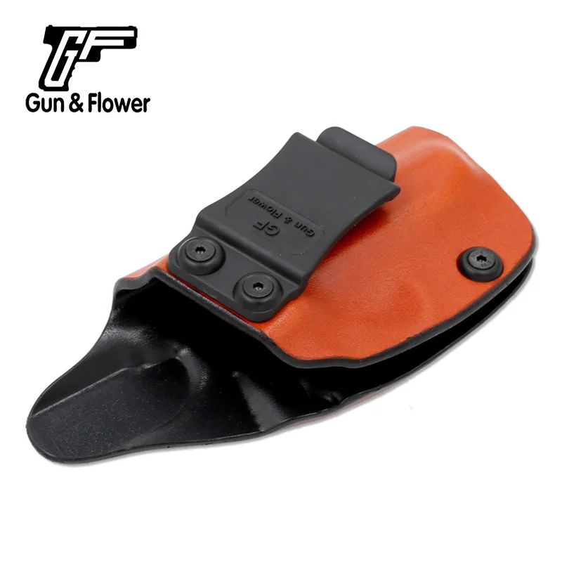  Gun&flower Outdoor Gear IWB US Kydex Inside With Genuine Leather Outside for Sig Glock 43 Taser HKVP9 Walther