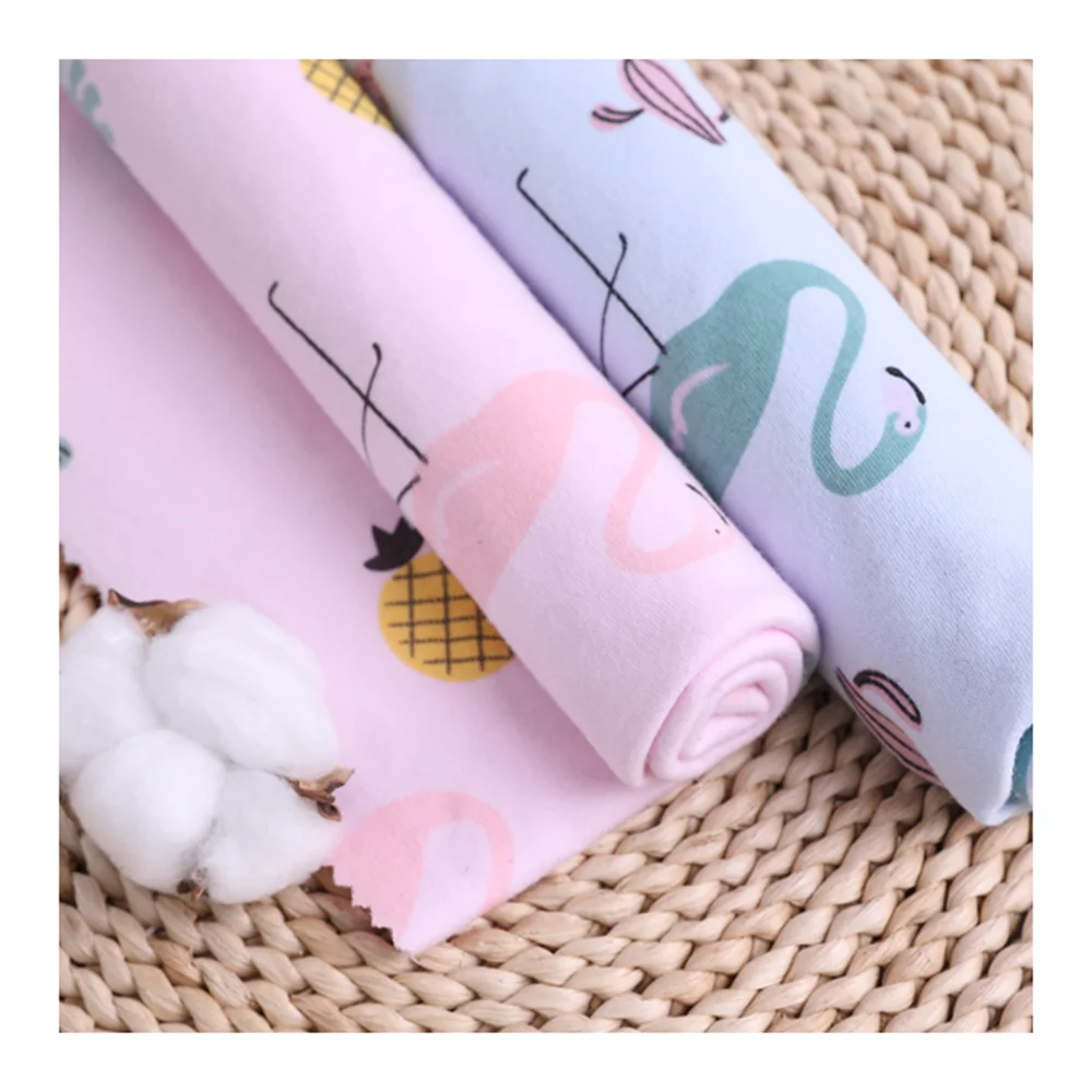 
Customized cotton printed cartoon printed fabric baby clothing fabric 