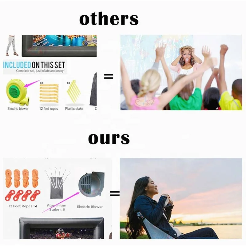 Popular Portable Air 150 in Projector Screen