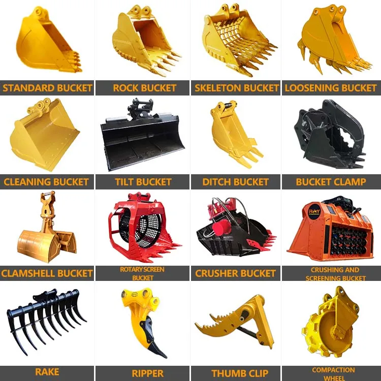 Ditching Bucket Hydraulic Bucket Crusher Bucket for Excavator for Sale