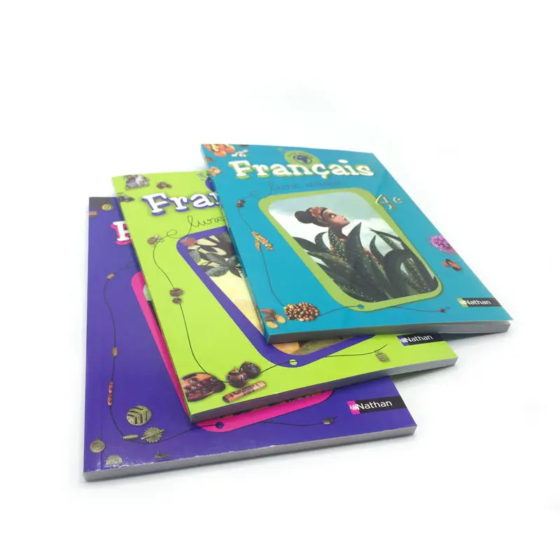 Custom Softcover Book Printing Full Color School Educational Text Books Cheap Printed Textbook For Students