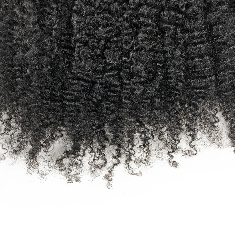 Wholesale 12A Grade Raw Indian Human Hair Bundles Double Drawn Curly Raw Human Hair Weft