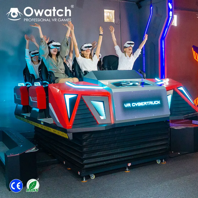 Танк дизайн 6 игроков VR симулятор стрельбы Снайпер охотничья война Аркадный Игровой Автомат мест 9d vr family