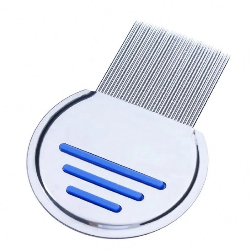 Specializing removal pet hair lice brush stainless steel handle head dog hair lice comb