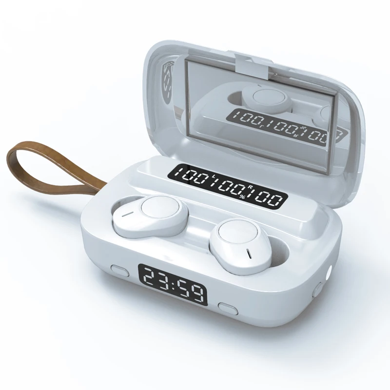 
2021 New Arrivals Headphone M9 M10 M11 M12 M15 M16 M19 earbuds Led Digital Color Display Power Bank Headset Tws 5.1 M13 Earphone 