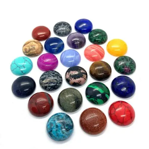 DIY Dome Natural Stone jewelry Cabochons different materials for choice different size for choice more colors for choice 1583289