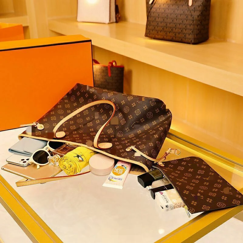 Hot sale neverfull handbag luxury famous branded bags good quality ladies handbags women bags with logo
