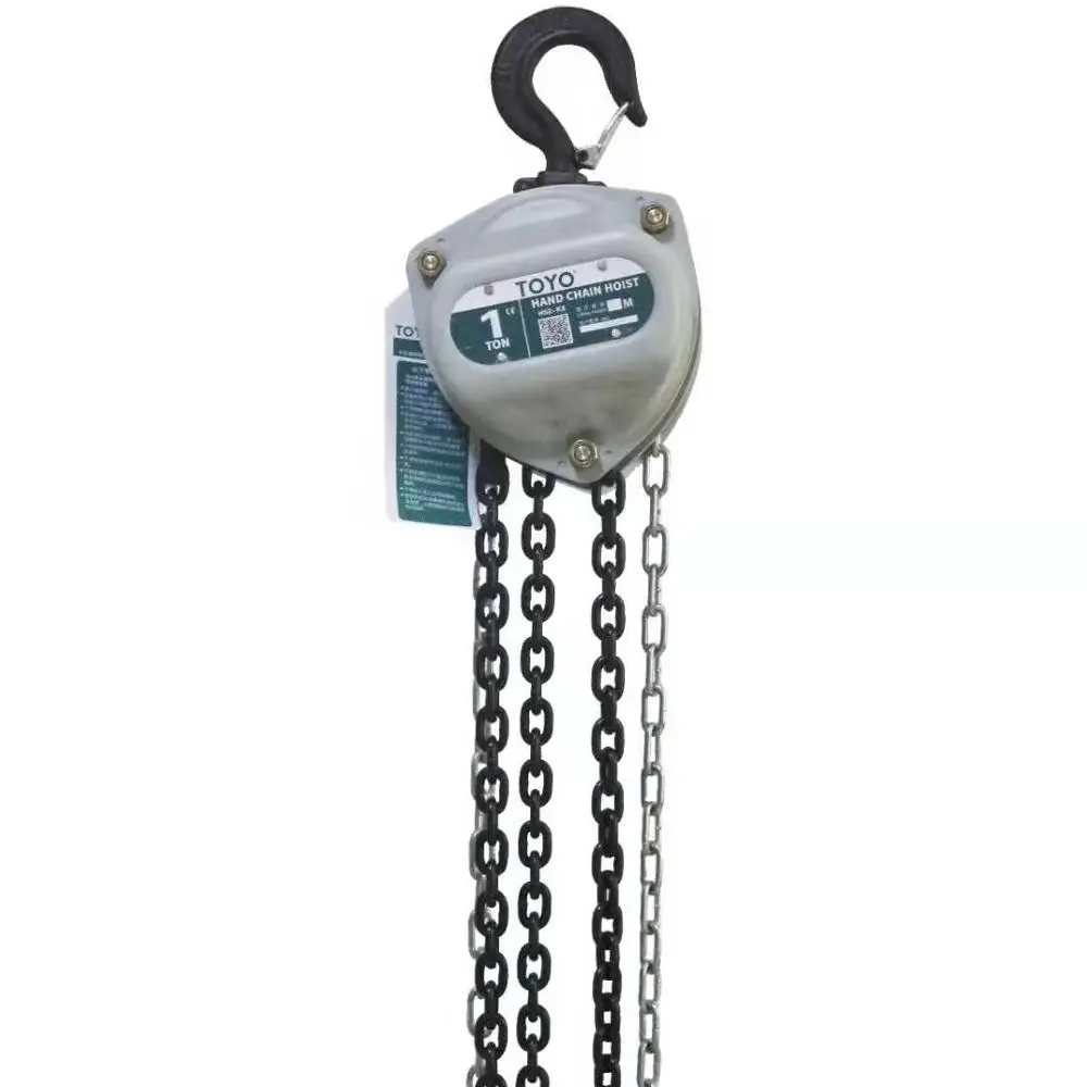 High Quality TOYO 1ton KII Multi Functional Best Selling Manual Hand Hoist Block China