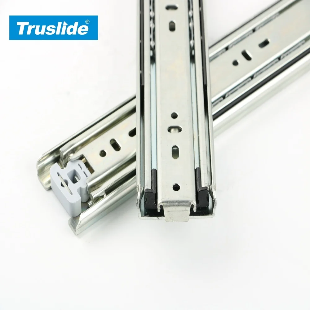 Сделанный на заказ 50 мм подшипник для шкафа телескопическая мебельная скользка средней мощности