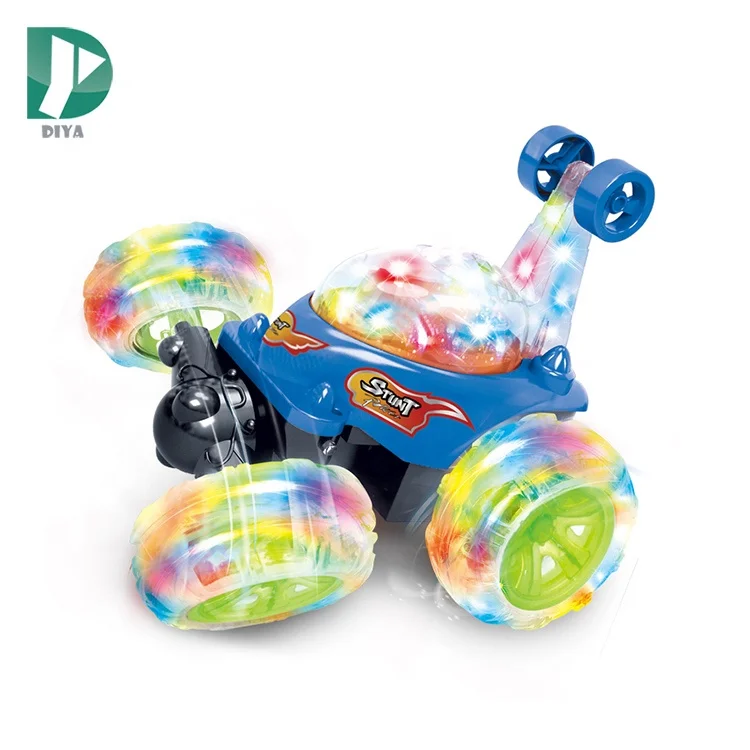 Dynamic music light dancing car 360 degree rolling flip rc stunt remote control toy car