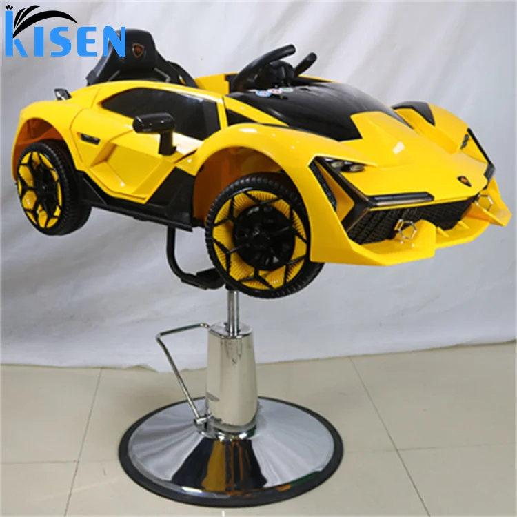 Wholesale Price Children Barber Chairs Portable Salon Used Hairdressing Motors Kids Cars Cutting Chairs with steering wheel
