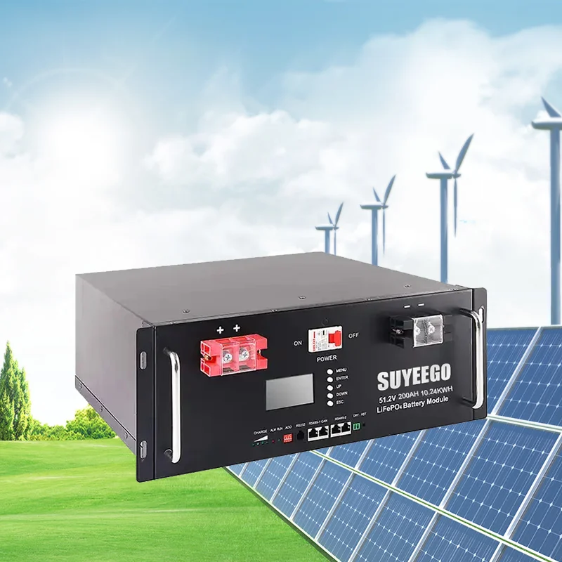 SUYEEGO 24V 48V 100Ah 200Ah Wholesale Home Rechargeable Battery Packs Lifepo4 Lithium Ion Batteries Energy Storage Battery