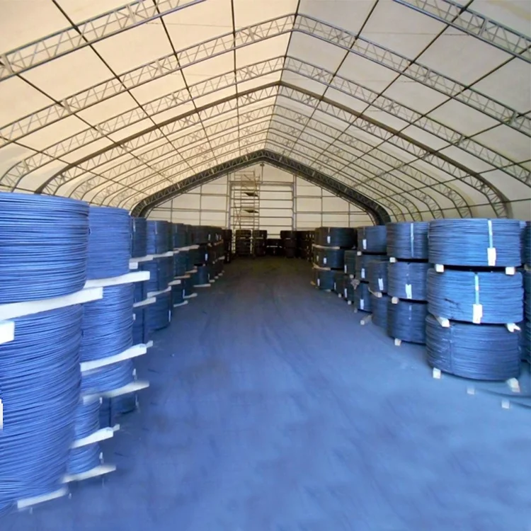 Heavy Duty Large Storage Tent Strong Metal Frame PVC Fabric Storage Building With Model 7010028DP