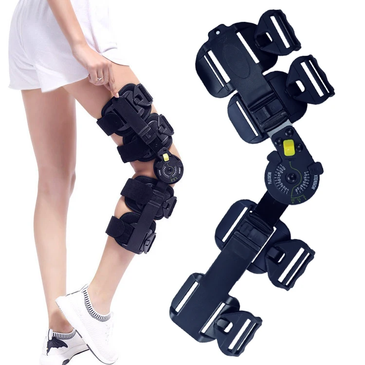 TJ033 Basic Protection osteoarthritis knee braces locking hinges Knee Brace for wholesale adjustable locking hinge