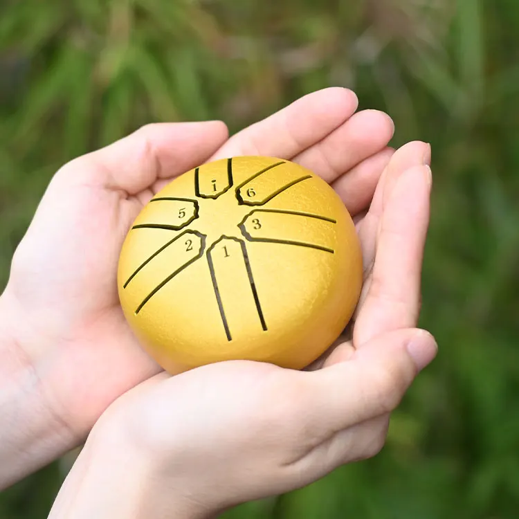 Easy-to-Use Steel Tongue Drum No Special Skills Required 3 Inch Round Drums